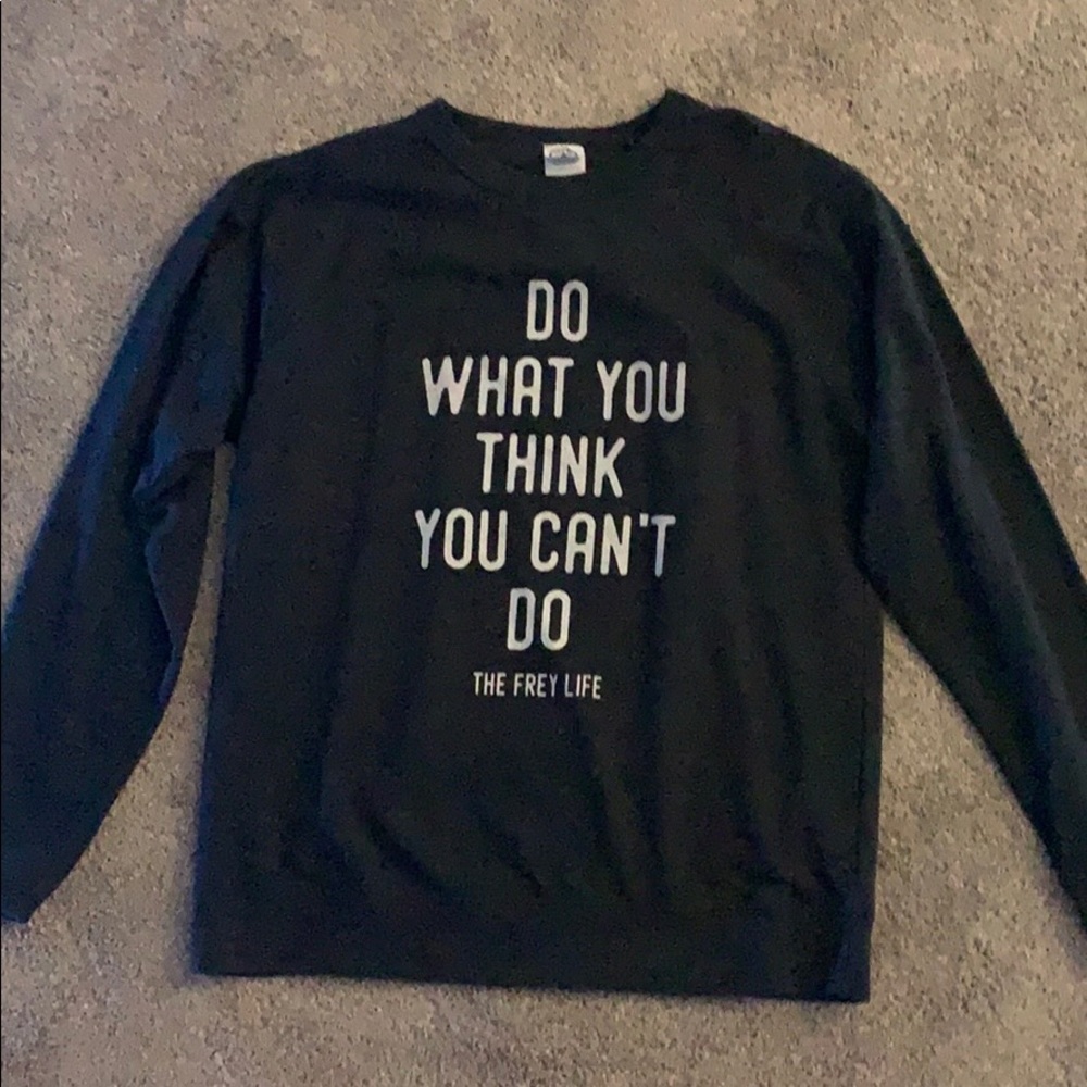 Do what you think you can’t do light sweater